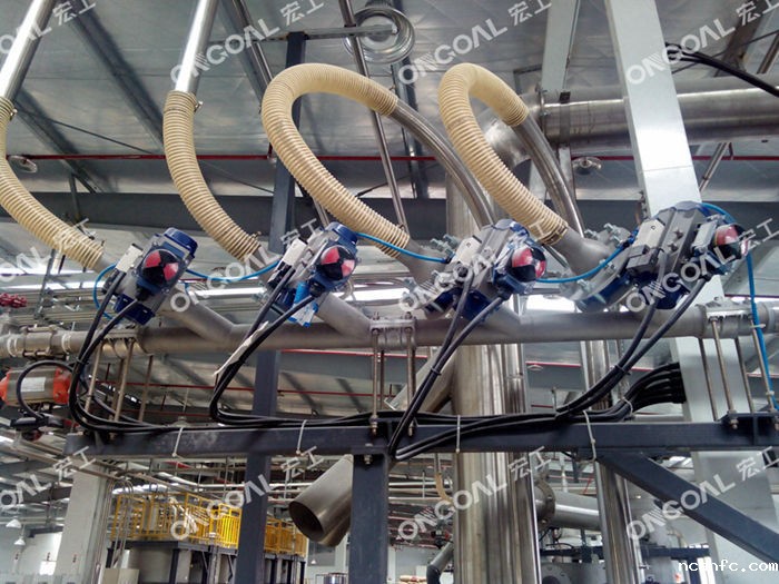 吸料多组份计量称进料口 吸料多组份计量称进料口